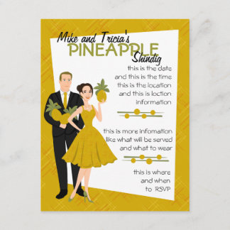 Pineapple Shindig Invitation