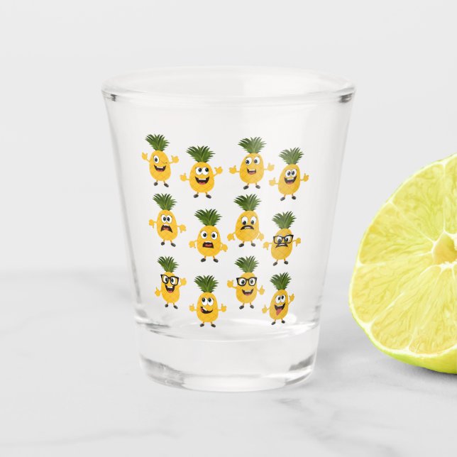 pineapple shot glass (Front)