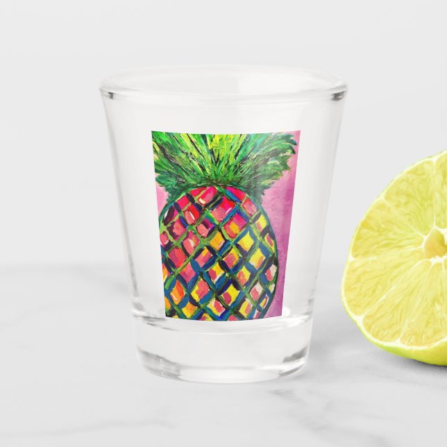 Pineapple Shot Glass (Front)