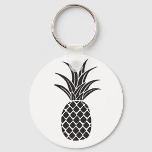 Pineapple Silhouette Keychain
