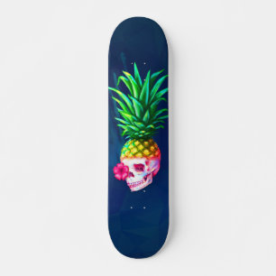 Pineapple Skull Board Skateboard