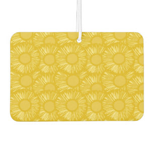 Pineapple Slices Yellow Tropical Fruit Hawaii Car Air Freshener