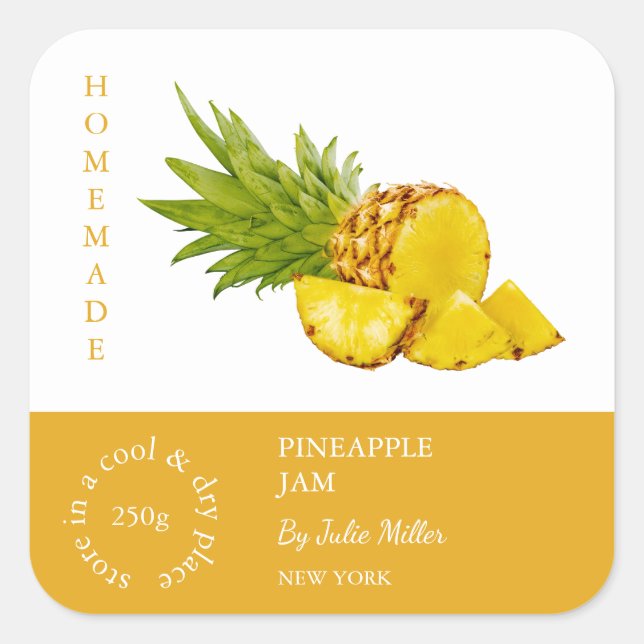 Pineapple Small Business Label (Front)