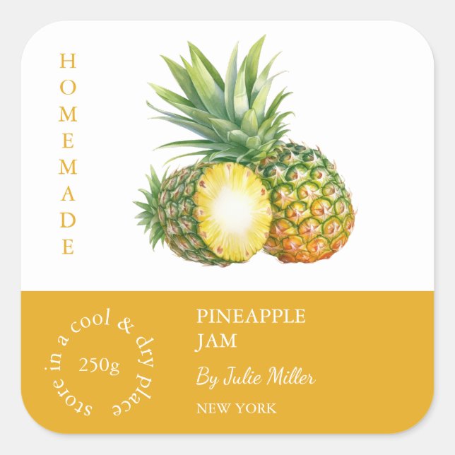 Pineapple Small Business Label (Front)