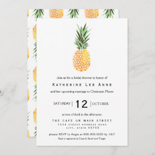 Pineapple Southern Bridal Shower Invitation