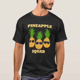 Pineapple Squad Exotic Fruits Healthy Vitamins T-Shirt