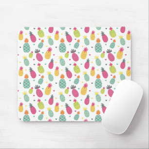 Pineapple Summer Fruit pattern Mouse Mat