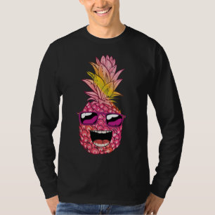 Pineapple Summer Hawaiian Party Funny Fruit Lover T-Shirt