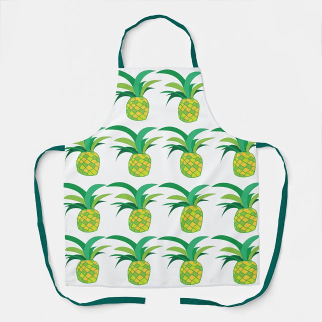 Pineapple Summer Tropical Fruit Pineapple Apron (Front)