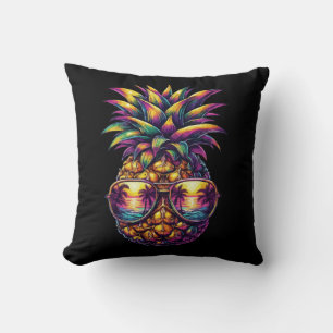 Pineapple Sunglasses Aloha Beaches Hawaii Cushion