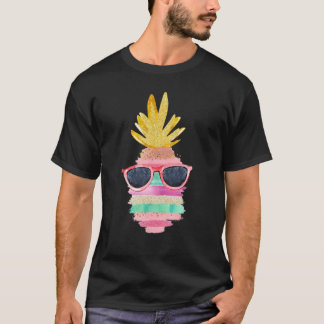 Pineapple Sunglasses Aloha Beaches Hawaii Hawaiian T-Shirt