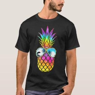 Pineapple Sunglasses Aloha Beaches Hawaiian Hawaii T-Shirt
