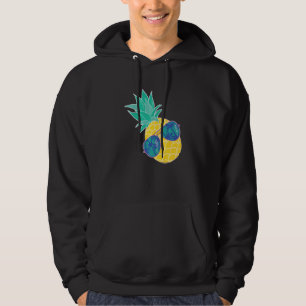 Pineapple Sunglasses Aloha Beaches Hipster Hawaii Hoodie