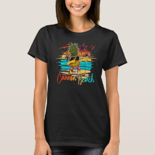 Pineapple Sunglasses Dabbing Cannon Beach Vacation T-Shirt