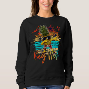 Pineapple Sunglasses Dabbing Key West Florida Summ Sweatshirt