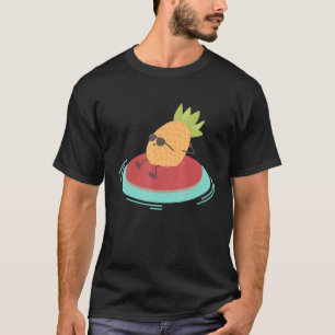Pineapple Sunglasses Summer Swimming T-Shirt