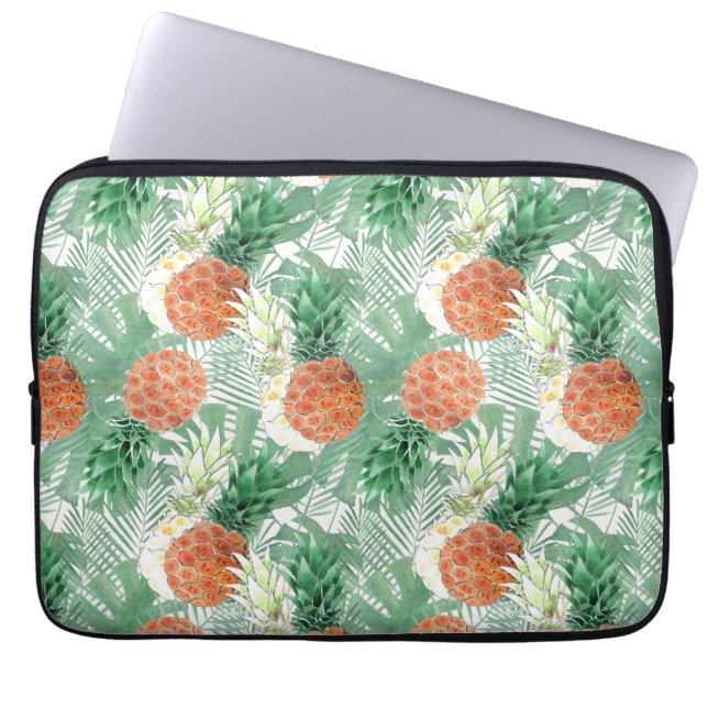 Pineapple, sweet couple, fruit laptop sleeve (Front)