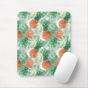 Pineapple, sweet couple, fruit, watercolor mouse mat