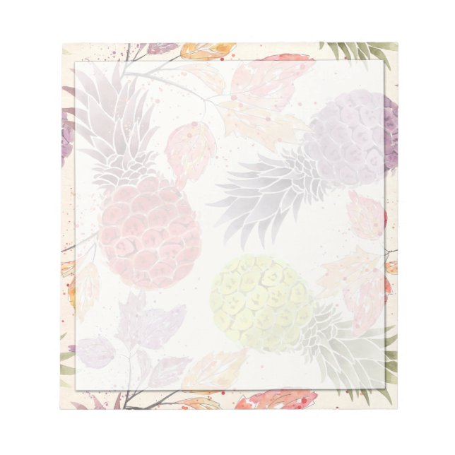 Pineapple, sweet couple notepad (Front)