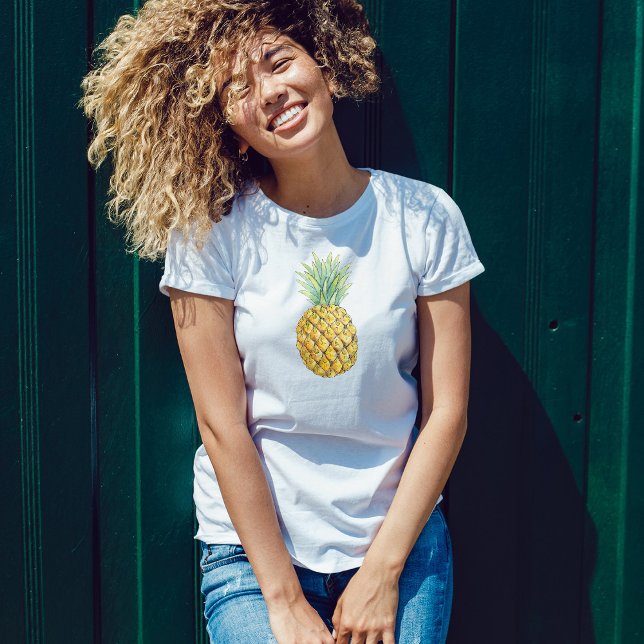 Pineapple T-Shirt (Pineapple Basic T-Shirt by Kate & Co.)