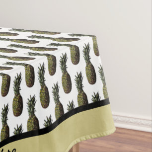 Pineapple Tablecloth - Optional Personalisation
