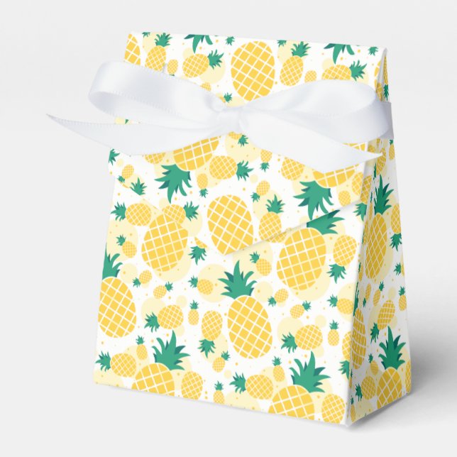 Pineapple Tent Favour Box (Front Side)
