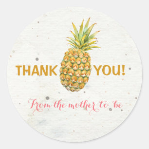 Pineapple Thank You Sticker