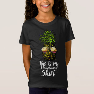 Pineapple This Is My Hawaiian Retro Hawaii Pineapp T-Shirt