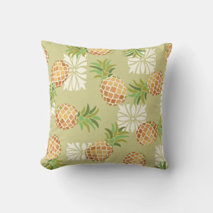 Pineapple Toss Yellow Green Cushion