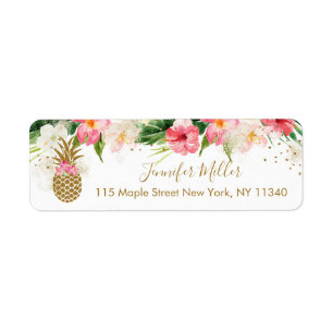 Pineapple Tropical Floral Baby Shower