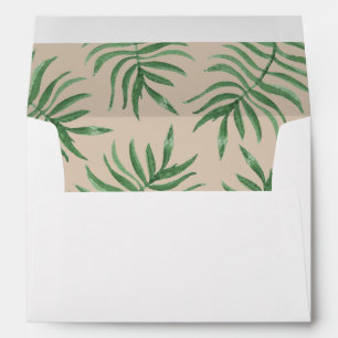 Pineapple Tropical Summer Beach Wedding Envelope