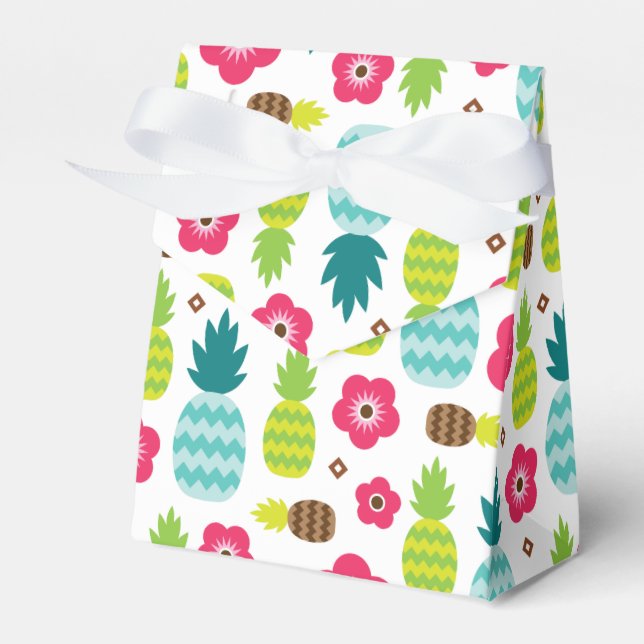 Pineapple Tropical Summer Favour Box (Front Side)