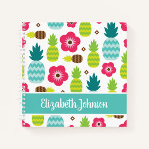 Pineapple Tropical Summer Notebook