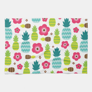 Pineapple Tropical Summer Tea Towel