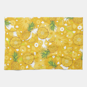 Pineapple - Tropical Yellow Kitchen Towel