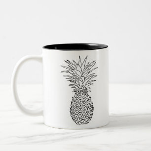 pineapple Two-Tone coffee mug