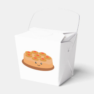 Pineapple Upside Down Cake Favour Box
