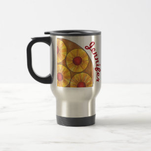 Pineapple Upside Down Cake Personalised Foodie Travel Mug