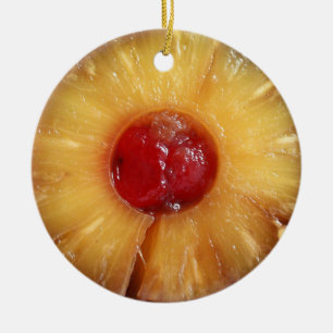 Pineapple Upside Down Cake Pineapple Ceramic Tree Decoration
