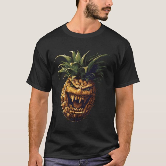 Pineapple Vampire Sticker  T-Shirt (Front)