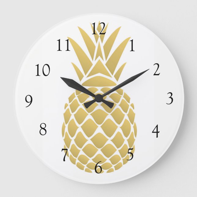 Pineapple Wall Clock (Front)