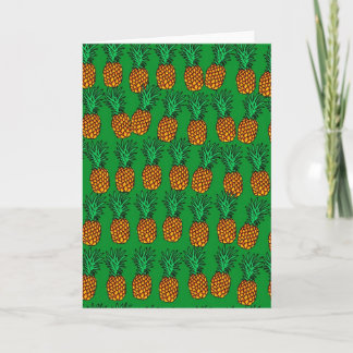 Pineapple Wallpaper Card