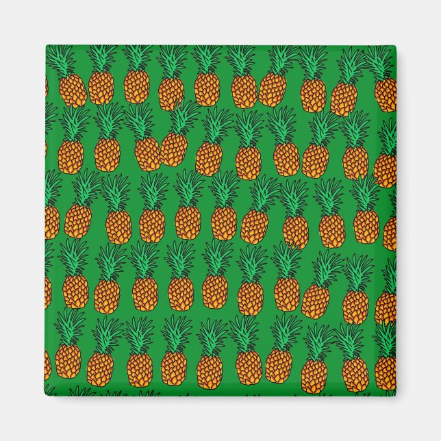 Pineapple Wallpaper Magnet (Front)