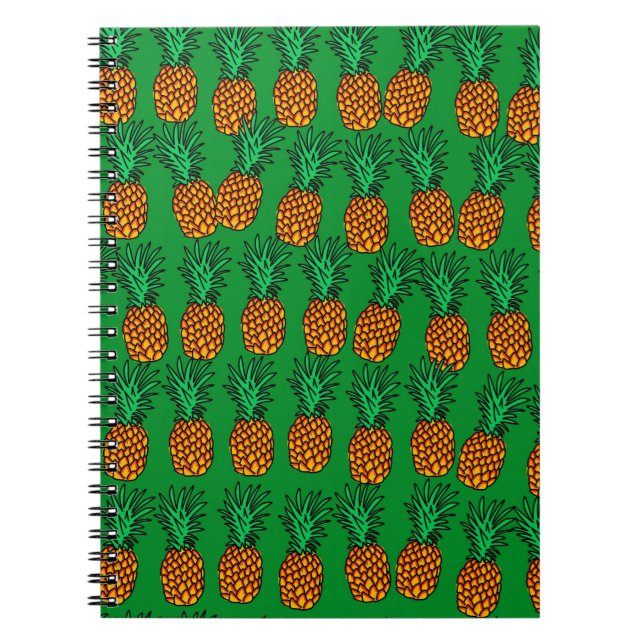 Pineapple Wallpaper Notebook (Front)