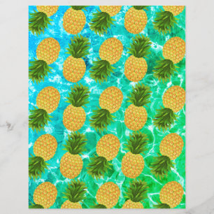 Pineapple Water Paper Sheet