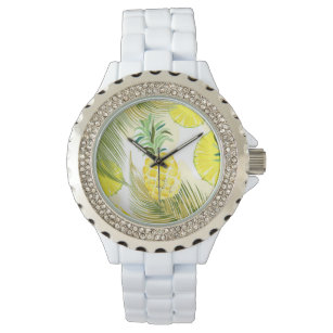Pineapple Watercolor Fresh Summer Pattern Watch