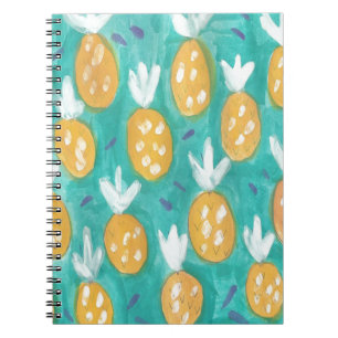 Pineapple Watercolor Print Notebook