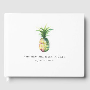 Pineapple Wedding Guest Book Ideas