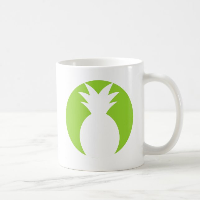 Pineapple Welcome Graphic Coffee Mug (Right)