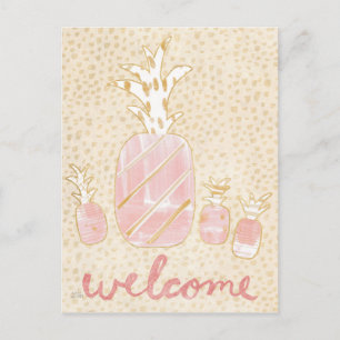 Pineapple Welcome Postcard